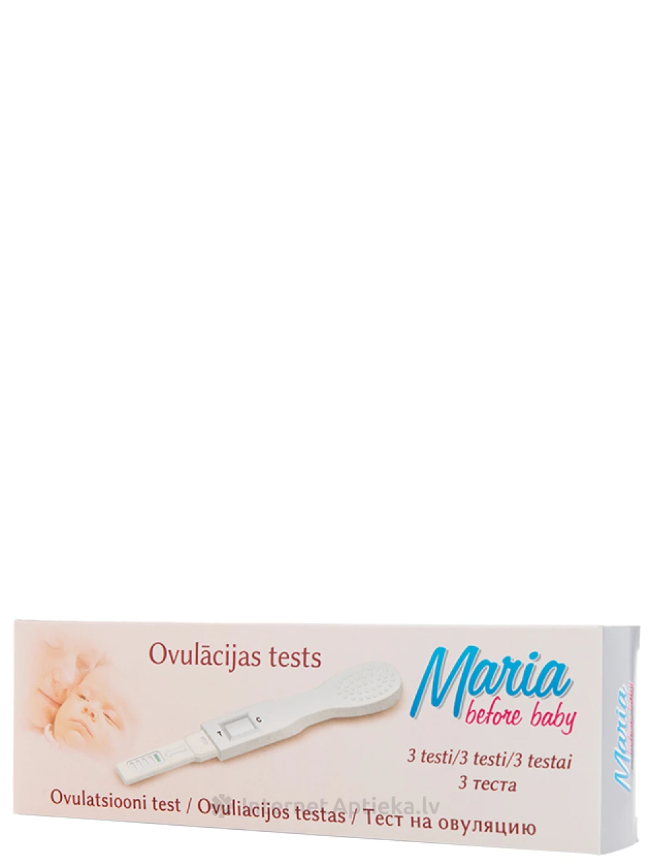 Maria Before Baby тест на овуляцию, 3 шт | internetaptieka.lv
