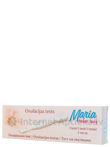 Maria Before Baby тест на овуляцию, 3 шт | internetaptieka.lv