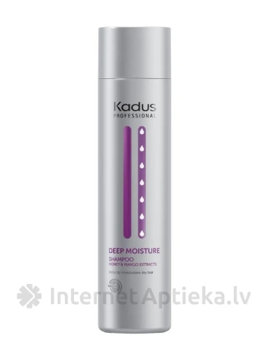 Kadus Professional DEEP MOISTURE mitrinošs šampūns sausiem nekrāsotiem matiem, 250 ml | internetaptieka.lv