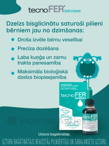TecnoFer Bambini lašai vaikams, 30 ml | internetaptieka.lv