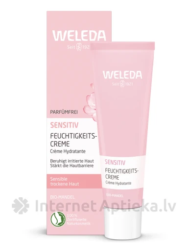 Weleda Sensitiv Bio-Mandel mitrinošs krēms, 30 ml | internetaptieka.lv