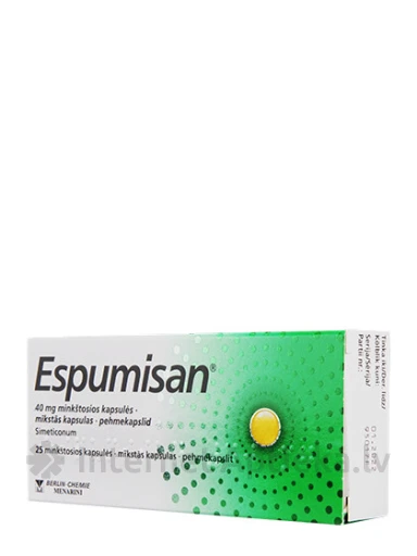 Espumisan 40 mg, 25 kapslit | internetaptieka.lv