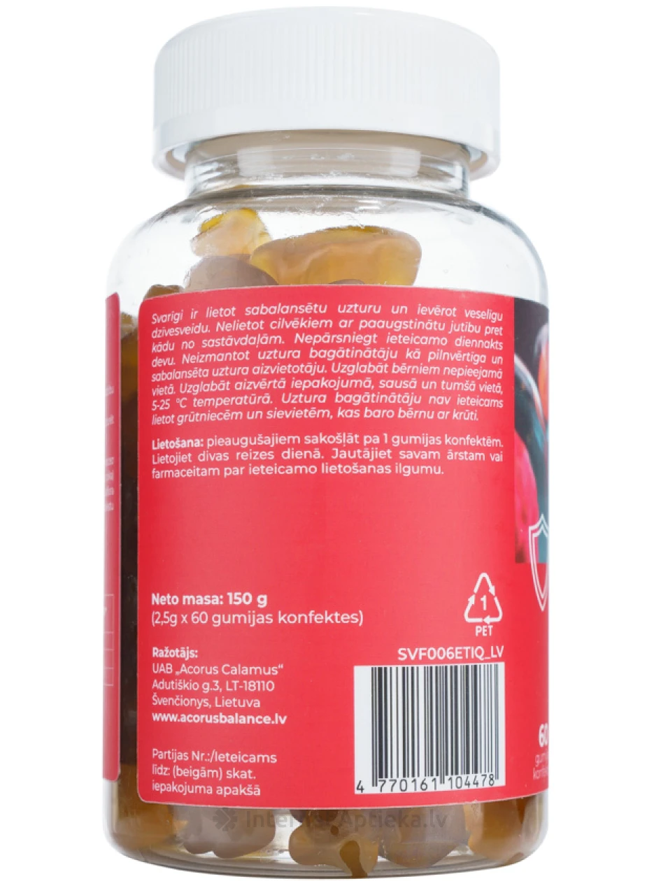 Acorus Balance Immunitātei, 60 gb | internetaptieka.lv