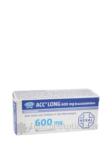 ACC Long 600 Hexal, 10 таблеток | internetaptieka.lv