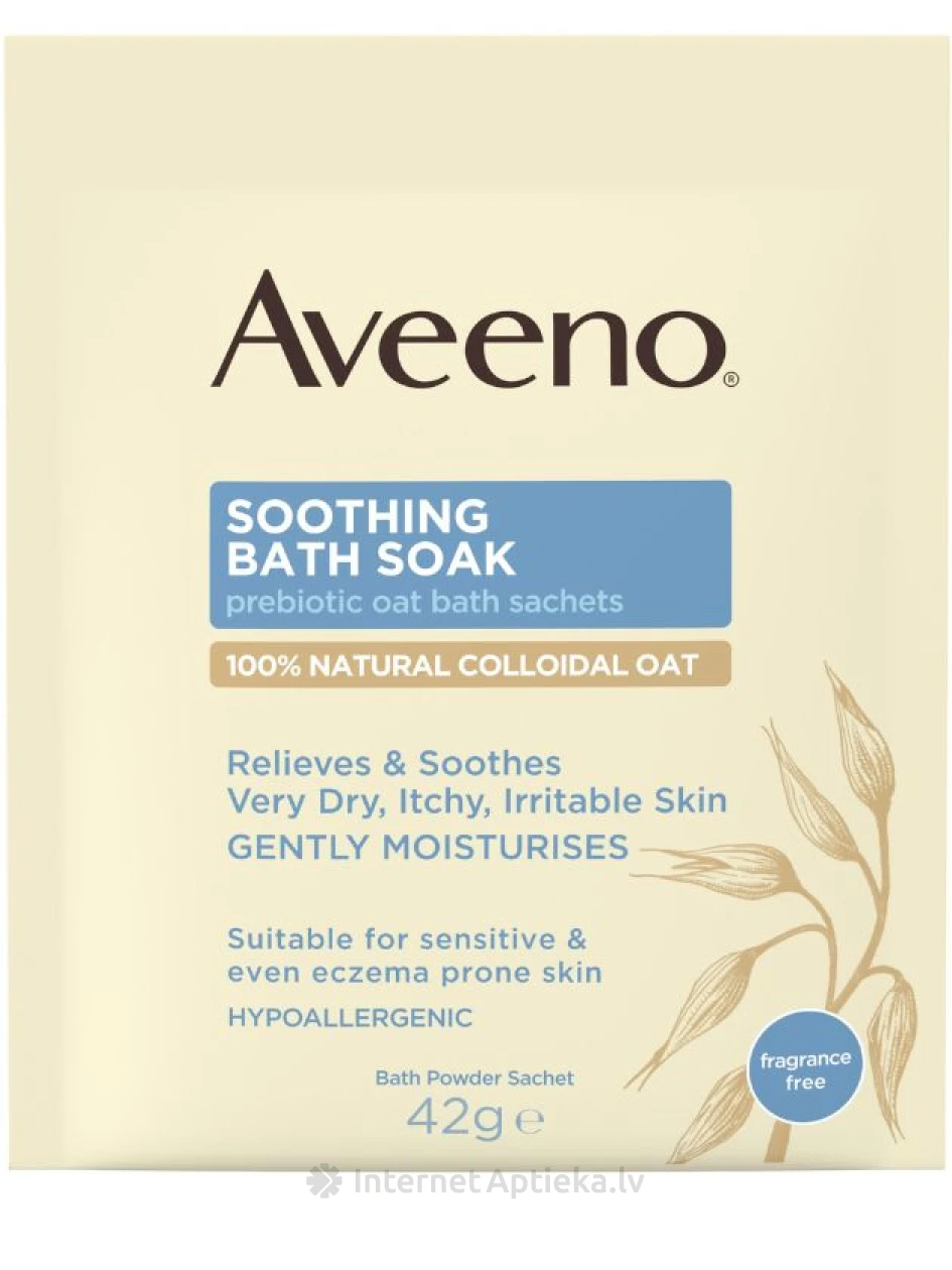 AVEENO nomierinošs vannas līdzeklis, 8*42 g | internetaptieka.lv