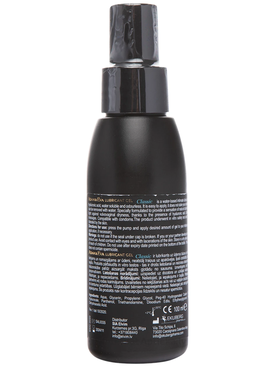 Adam & Eva Classic libestigeel, 100 ml | internetaptieka.lv