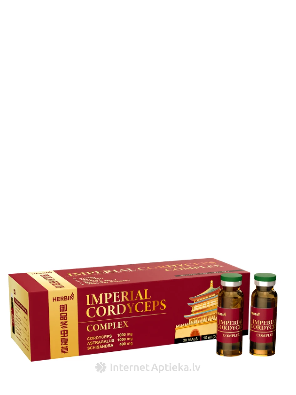 HERBIN IMPERIAL CORDYCEPS COMPLEX ampullid, 30*10 ml | internetaptieka.lv