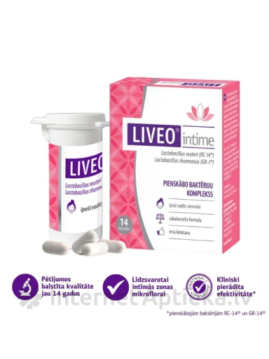 Liveo Intime, 14 kapsulas | internetaptieka.lv