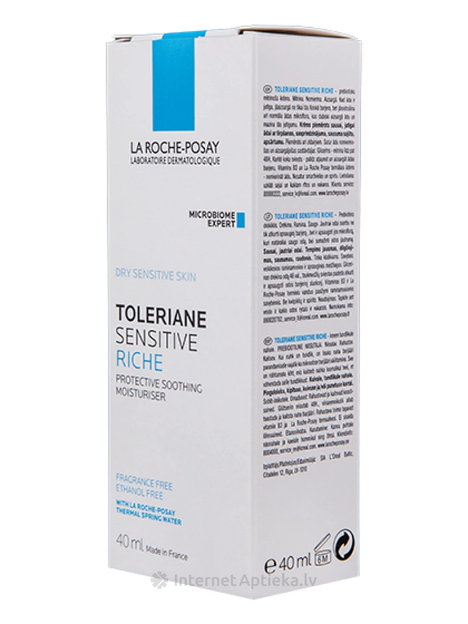 La Roche Posay Toleriane sensitive rich krēms, 40 ml | internetaptieka.lv