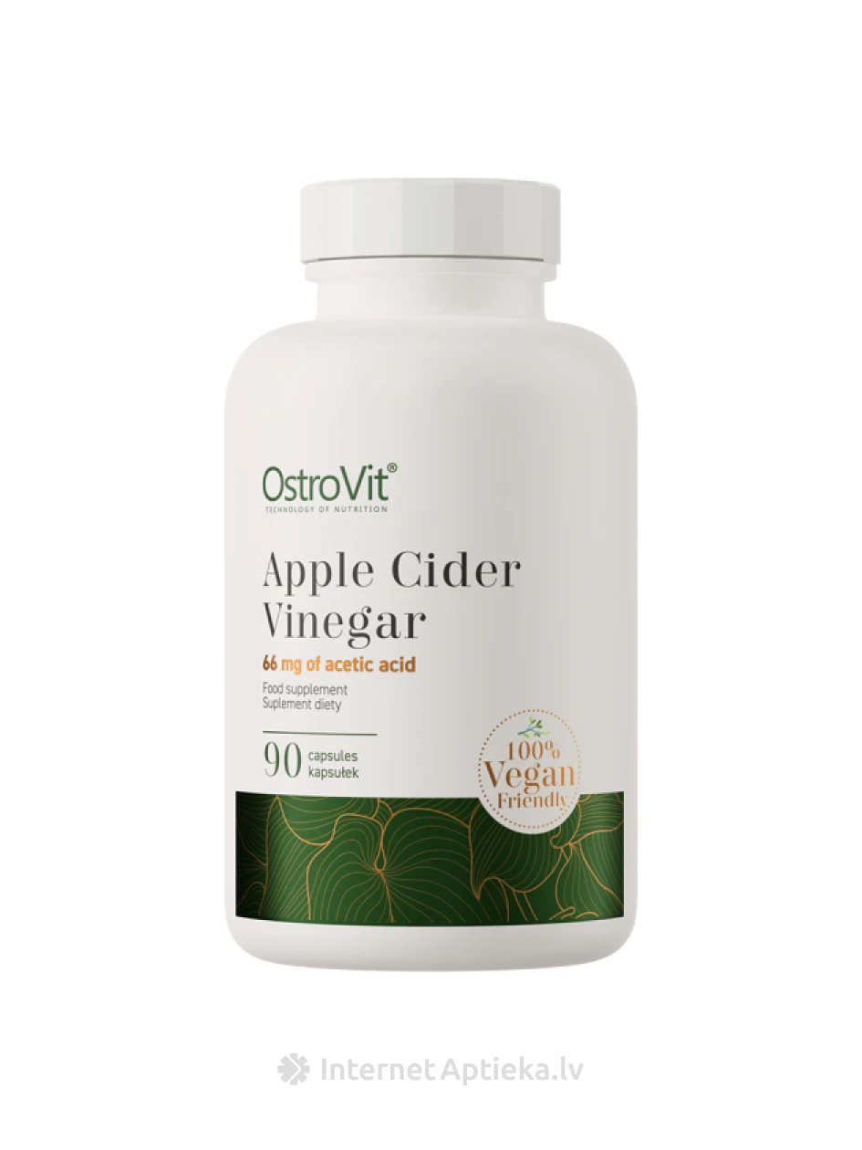 OstroVit Apple Cider Vinegar Vege kapsulas, 90 gb. | internetaptieka.lv