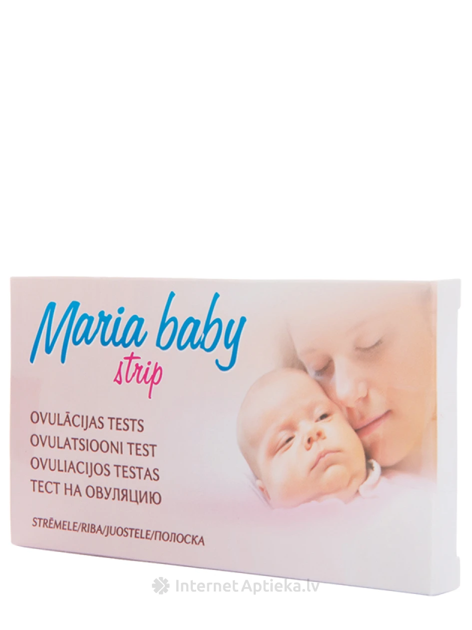 Maria Baby Strip Tests ovulācijas noteikšanai, 1 gab. | internetaptieka.lv