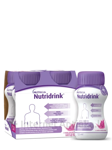 Nutridrink Forest Fruits питательная смесь со вкусом лесных ягод, 4*125 мл | internetaptieka.lv