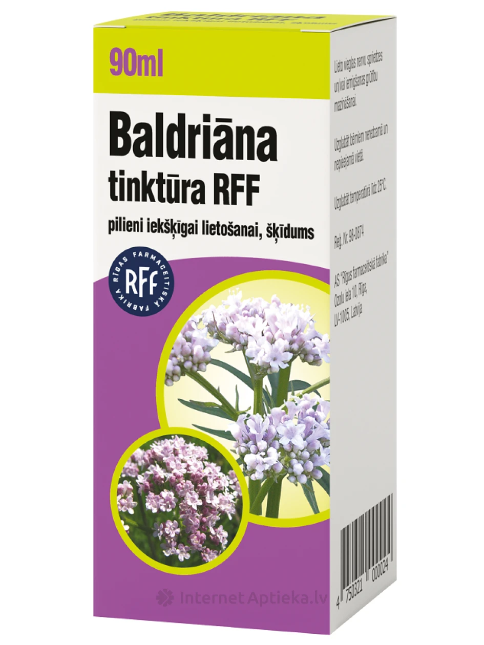 Baldriāna tinktūra, 90 ml | internetaptieka.lv