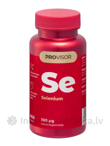 PROVISOR Selēns (SE) 100 mcg, 60 tabletes | internetaptieka.lv
