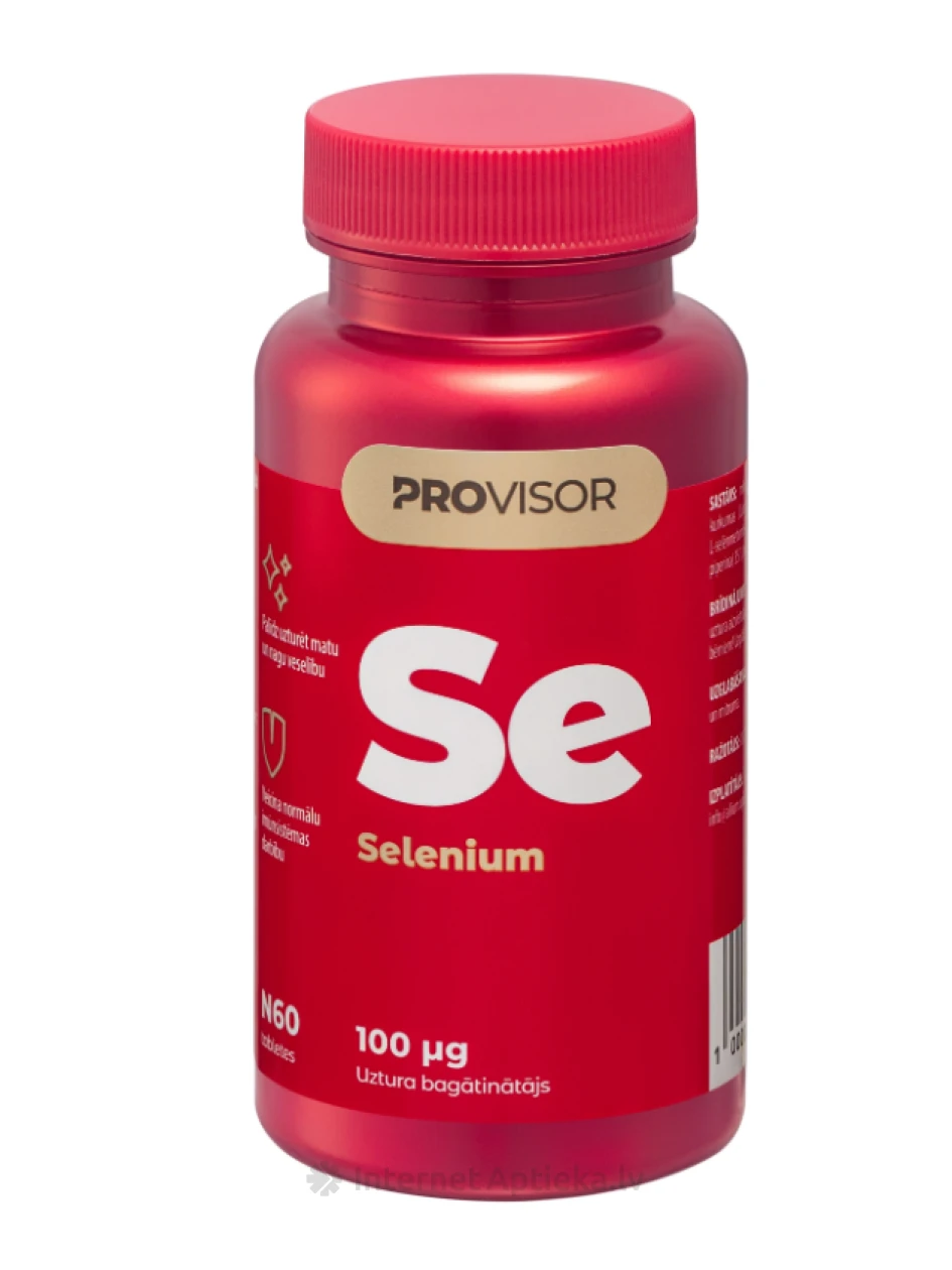 PROVISOR Seleen (SE) 100 mcg, 60 tabletti | internetaptieka.lv