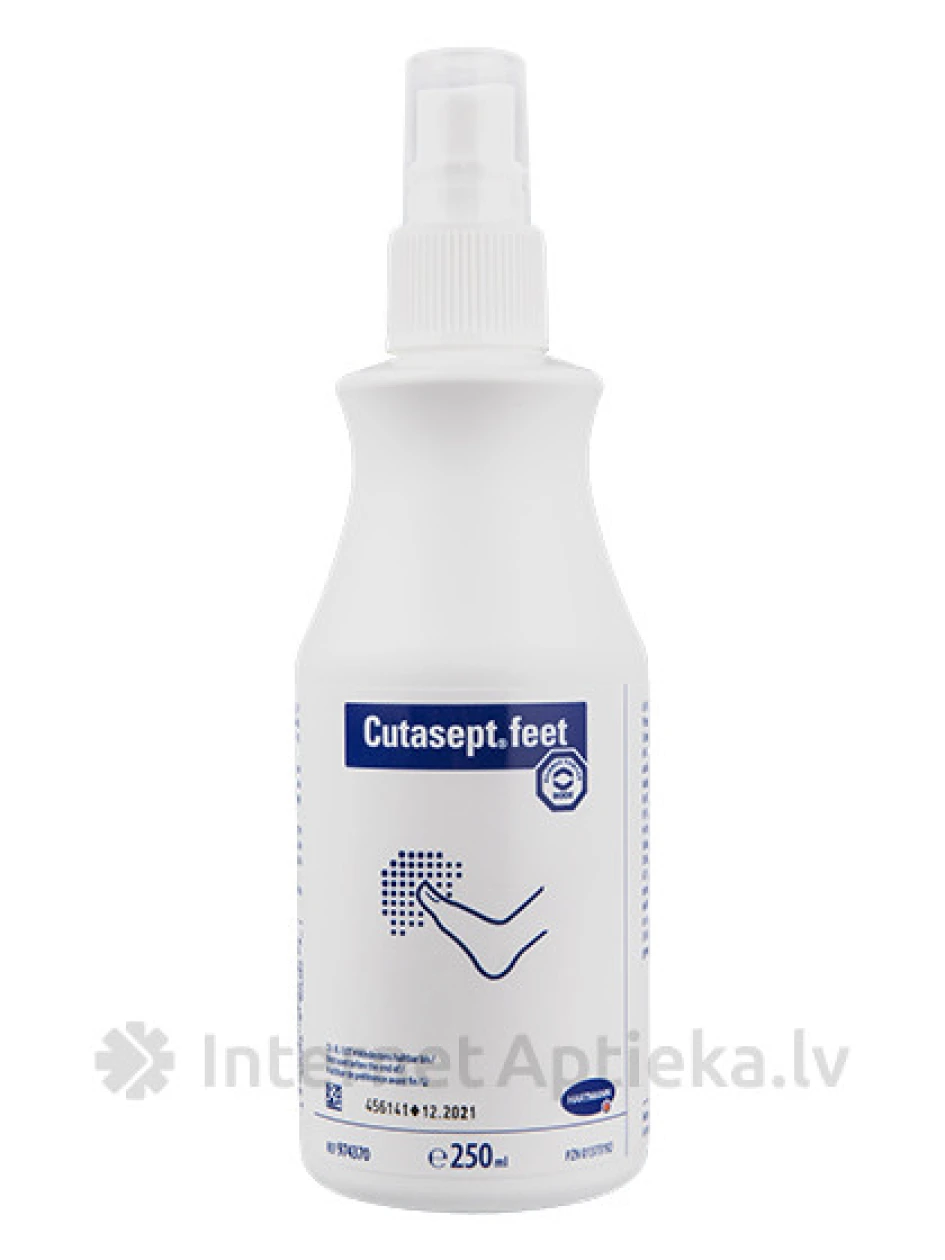 Cutasept Feet дезинфицирующие средство для ног, 250 мл | internetaptieka.lv