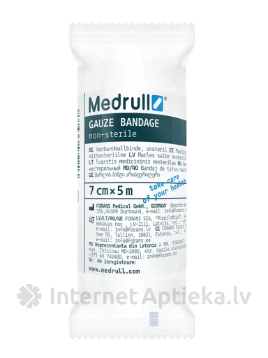 Medrull marles saite nesterila, 5 m x 7cm | internetaptieka.lv