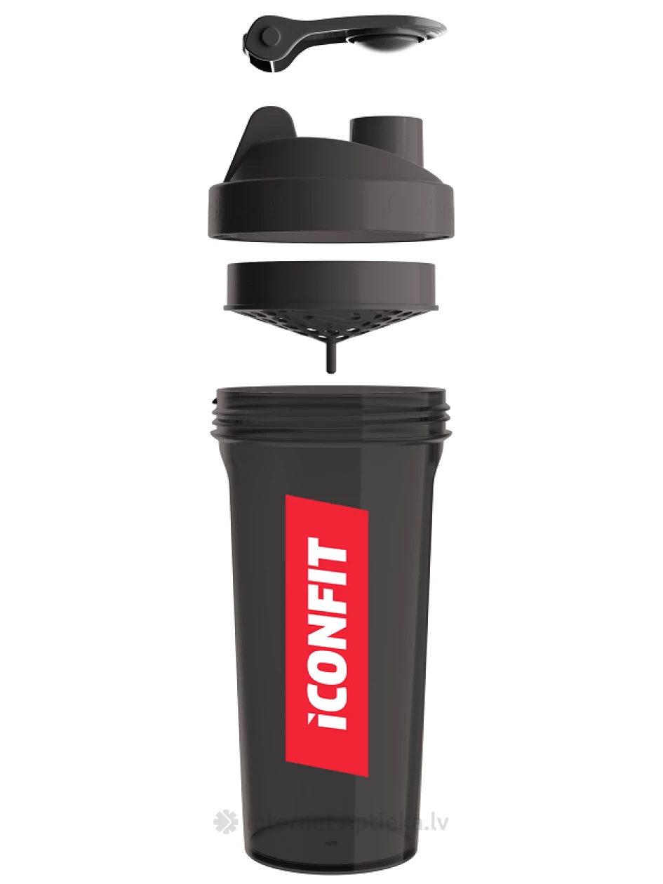ICONFIT шейкер черный, 800 мл | internetaptieka.lv