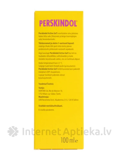 Perskindol Active geel, 100 ml | internetaptieka.lv