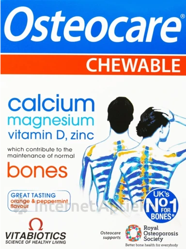 Osteocare, 30 Жевательные таблетки | internetaptieka.lv