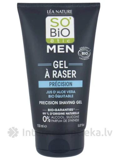 So Bio Vīriešu skūšanās želeja Precizitāte, 150 ml | internetaptieka.lv