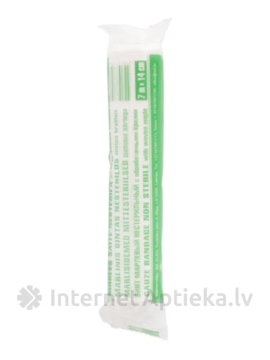 Olko Marles side töödeldud servadega - mittesteriilne, 14 cm x 7 m | internetaptieka.lv