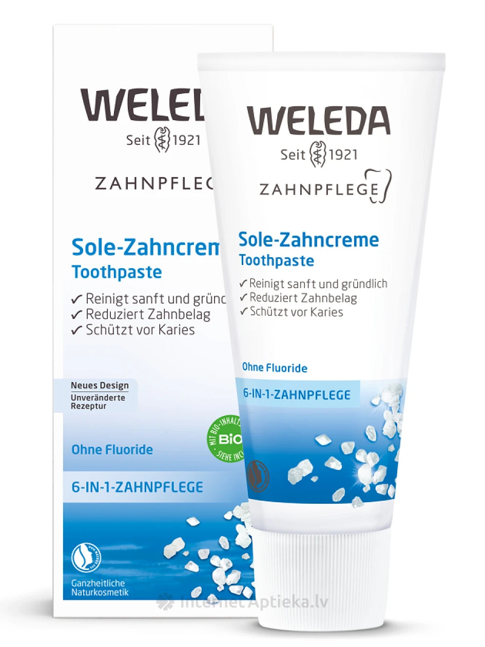 Weleda zobu pasta ar sāli, 75 ml | internetaptieka.lv