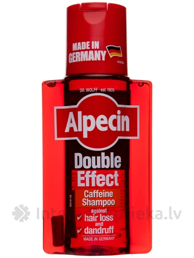Alpecin Double Effect шампунь с кофеином для мужчин, 200 мл | internetaptieka.lv