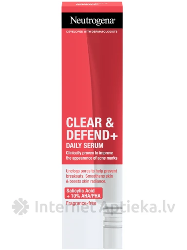 NEUTROGENA Clear&Defend+ näoseerum, 30 ml | internetaptieka.lv