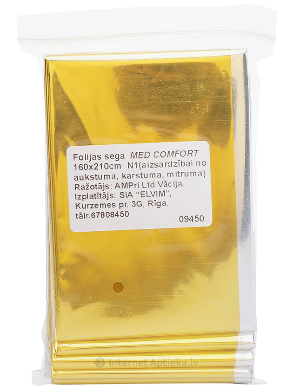 Med Comfort Folijas sega 160 x 210 cm, 1 gb. | internetaptieka.lv