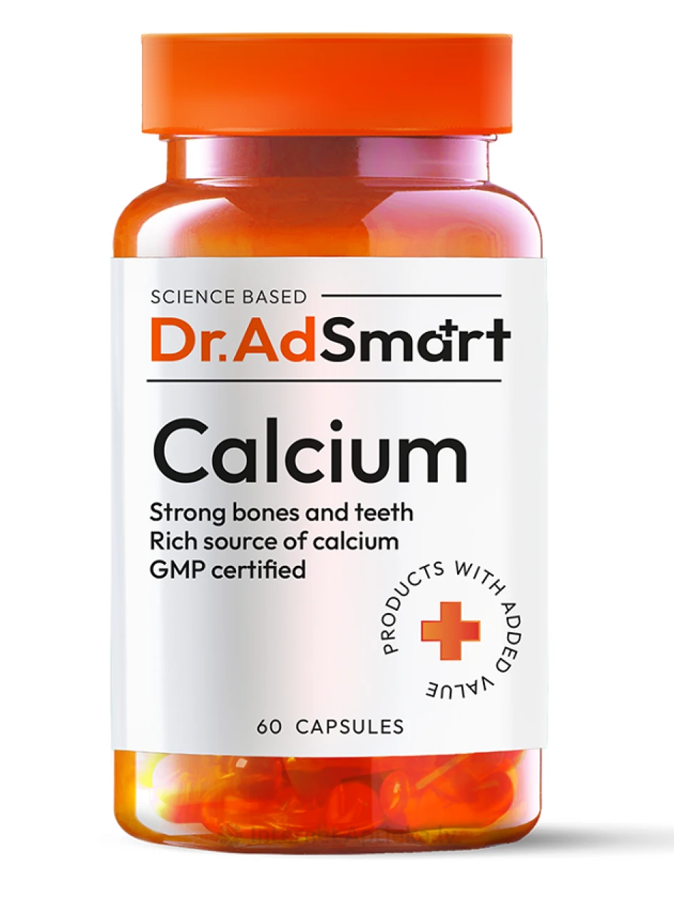 Dr. AD Smart Calcium капсулы, 60 шт. | internetaptieka.lv