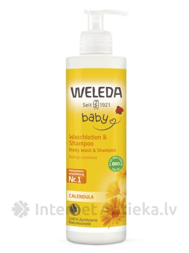 WELEDA Baby шампунь-гель для волос и тела, 400 мл | internetaptieka.lv