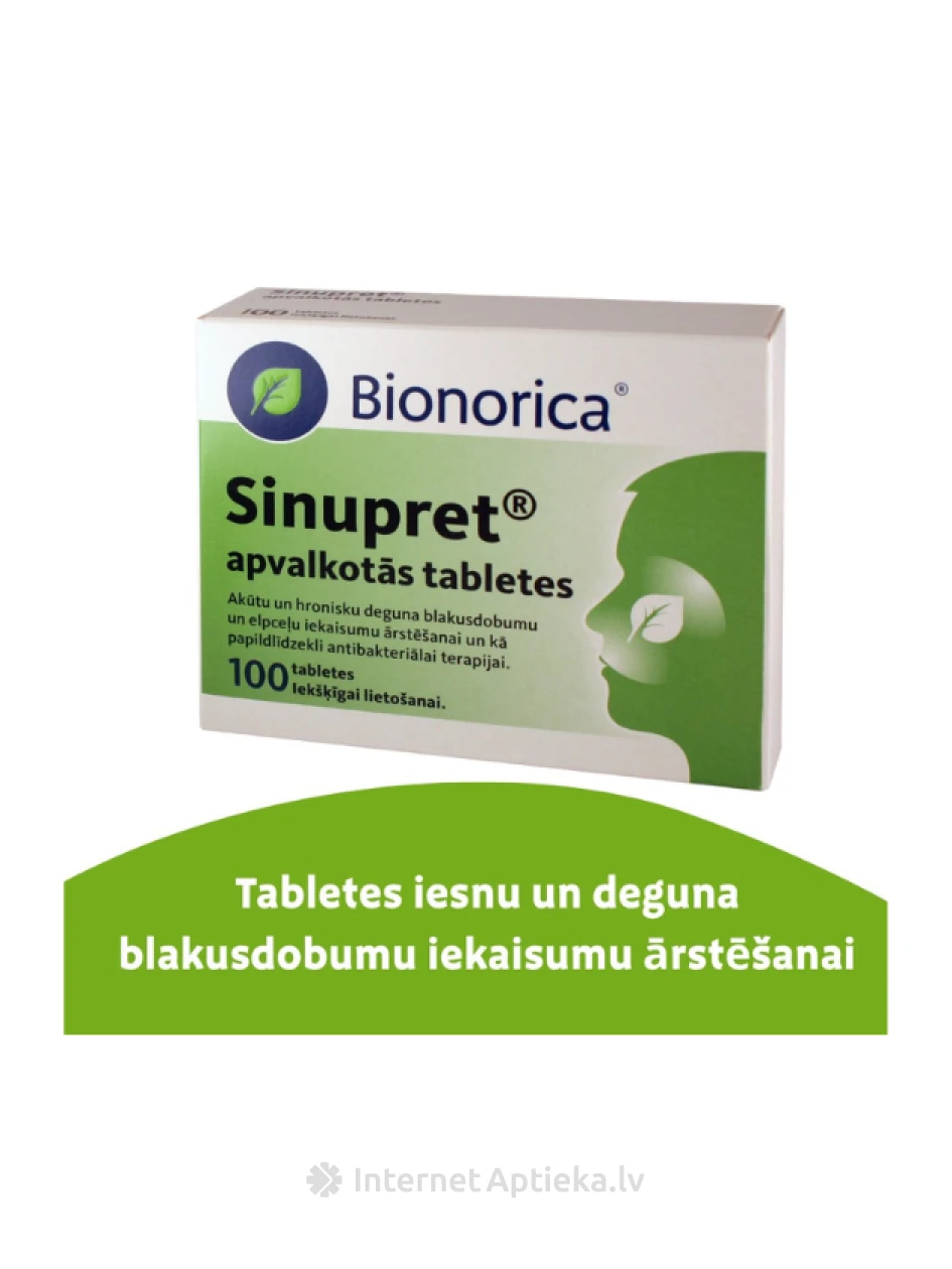 Sinupret, 100 tablečių | internetaptieka.lv