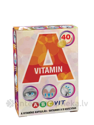 A VITAMIN ABCvit, 40 kapsulas | internetaptieka.lv