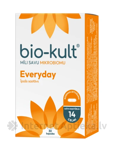 BIO-kult® Everyday, 30 капсул | internetaptieka.lv