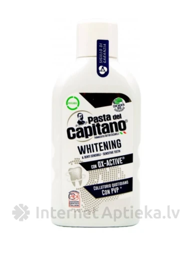 Pasta del Capitano suuvesi, Balinoše tundlikele hammastele, 400 ml | internetaptieka.lv