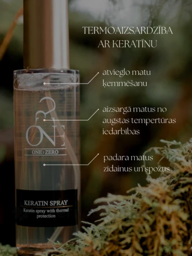 ONE:ZERO Termoaizsardzība ar keratīnu, 150 ml | internetaptieka.lv