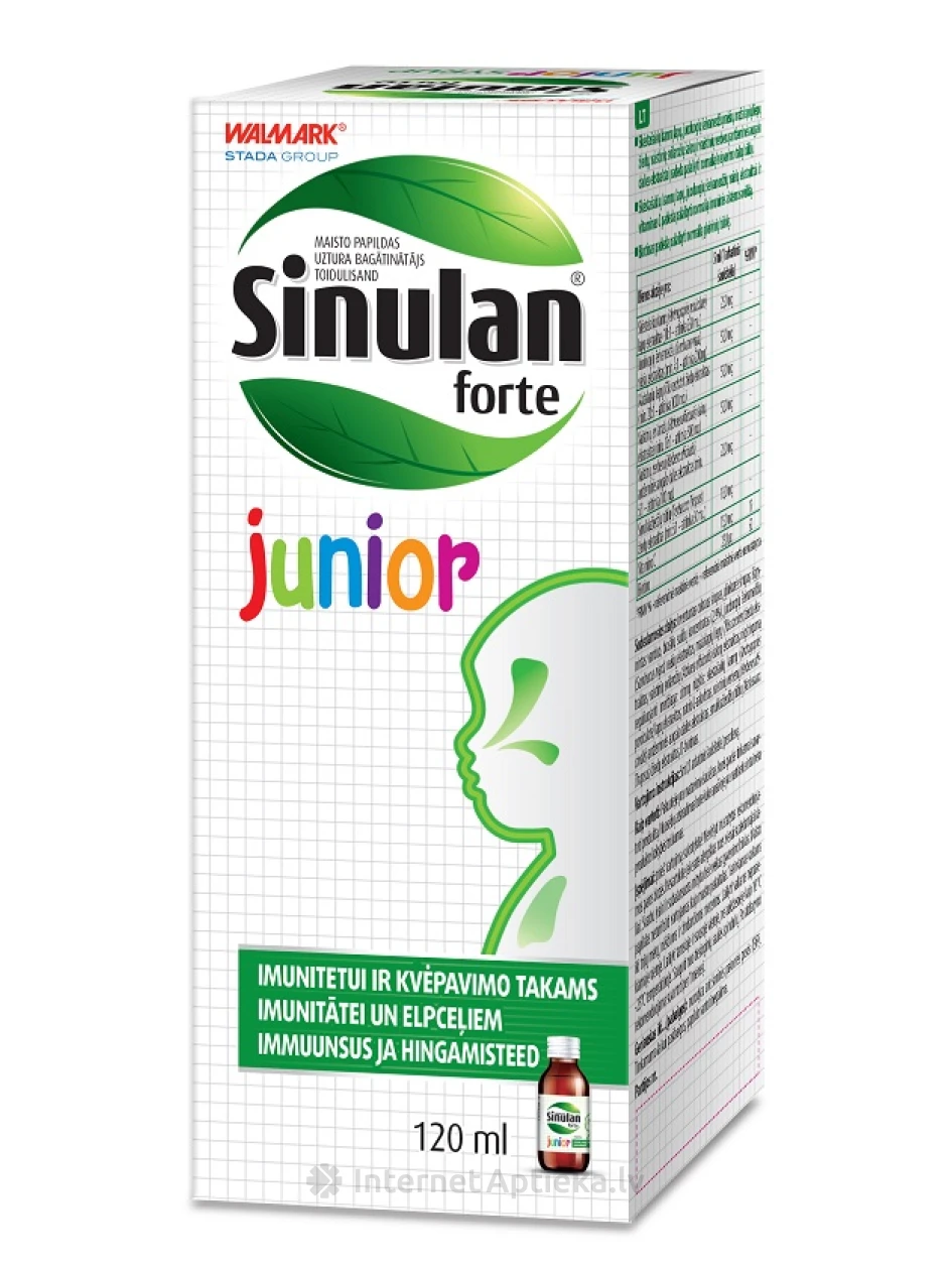 Sinulan® forte junior, 120 мл | internetaptieka.lv
