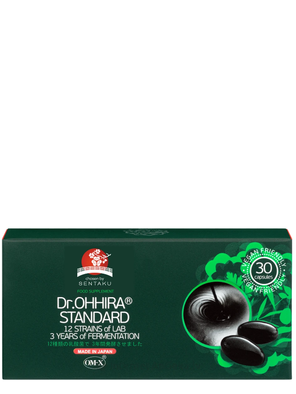 DR. OHHIRA STANDART КОМПЛЕКС 12 штаммов молочнокислых бактерий, 30 капсул | internetaptieka.lv