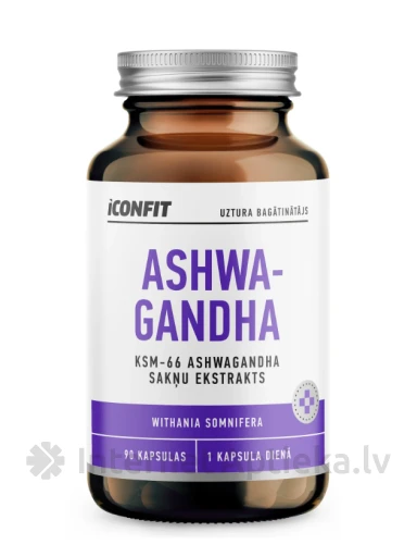ICONFIT Ashwagandha, 90 kapsulas | internetaptieka.lv