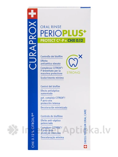 Curaprox Perio Plus + Protect жидкость для полоскания рта, 200 мл | internetaptieka.lv