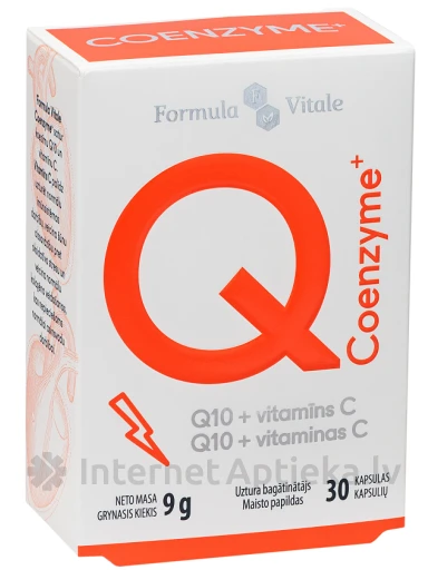 Formula Vitale Keonzīms+ Q10, 30 kapsulas | internetaptieka.lv