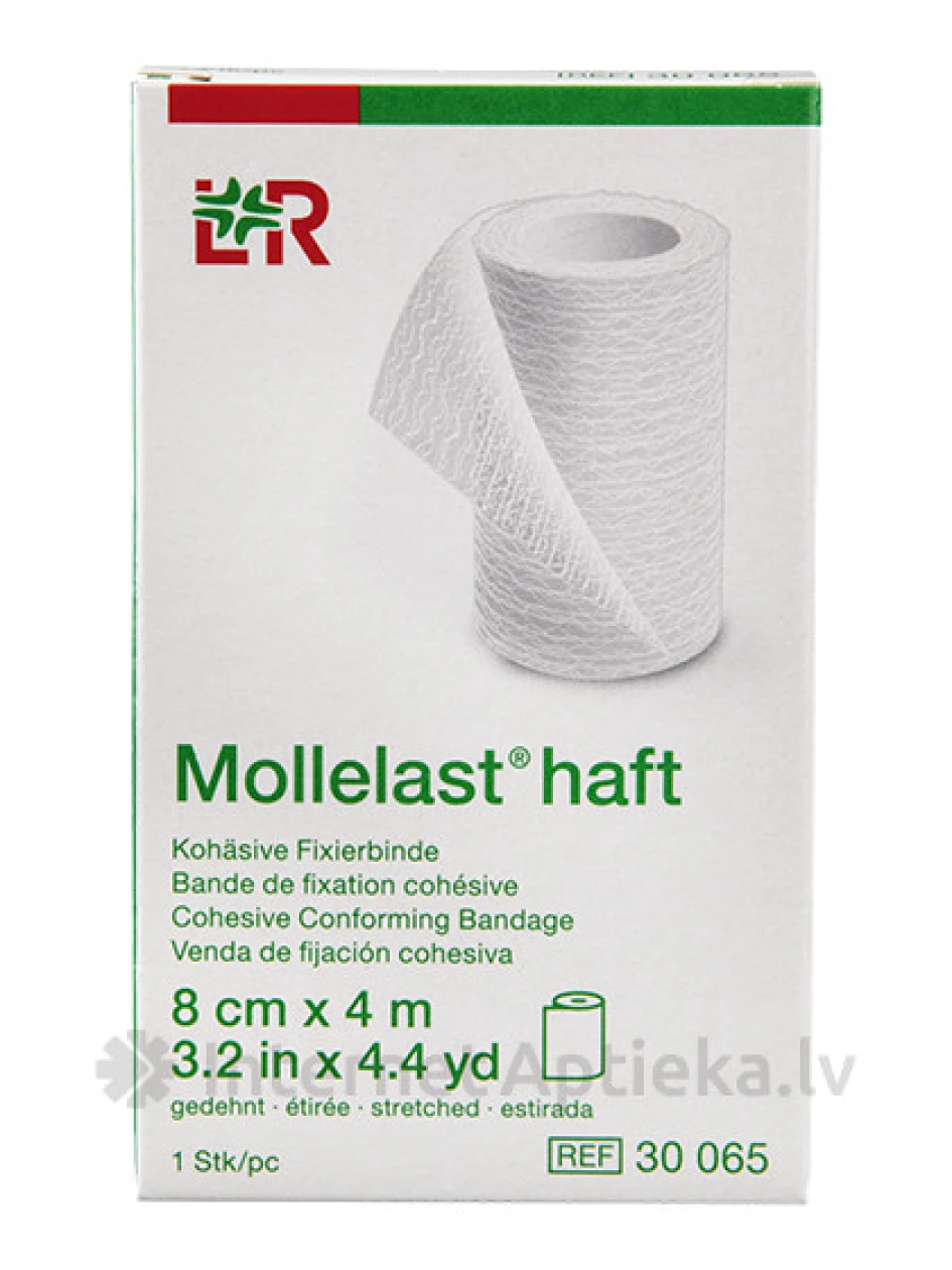 Mollelast haft повязка, 4 м x 8 см | internetaptieka.lv