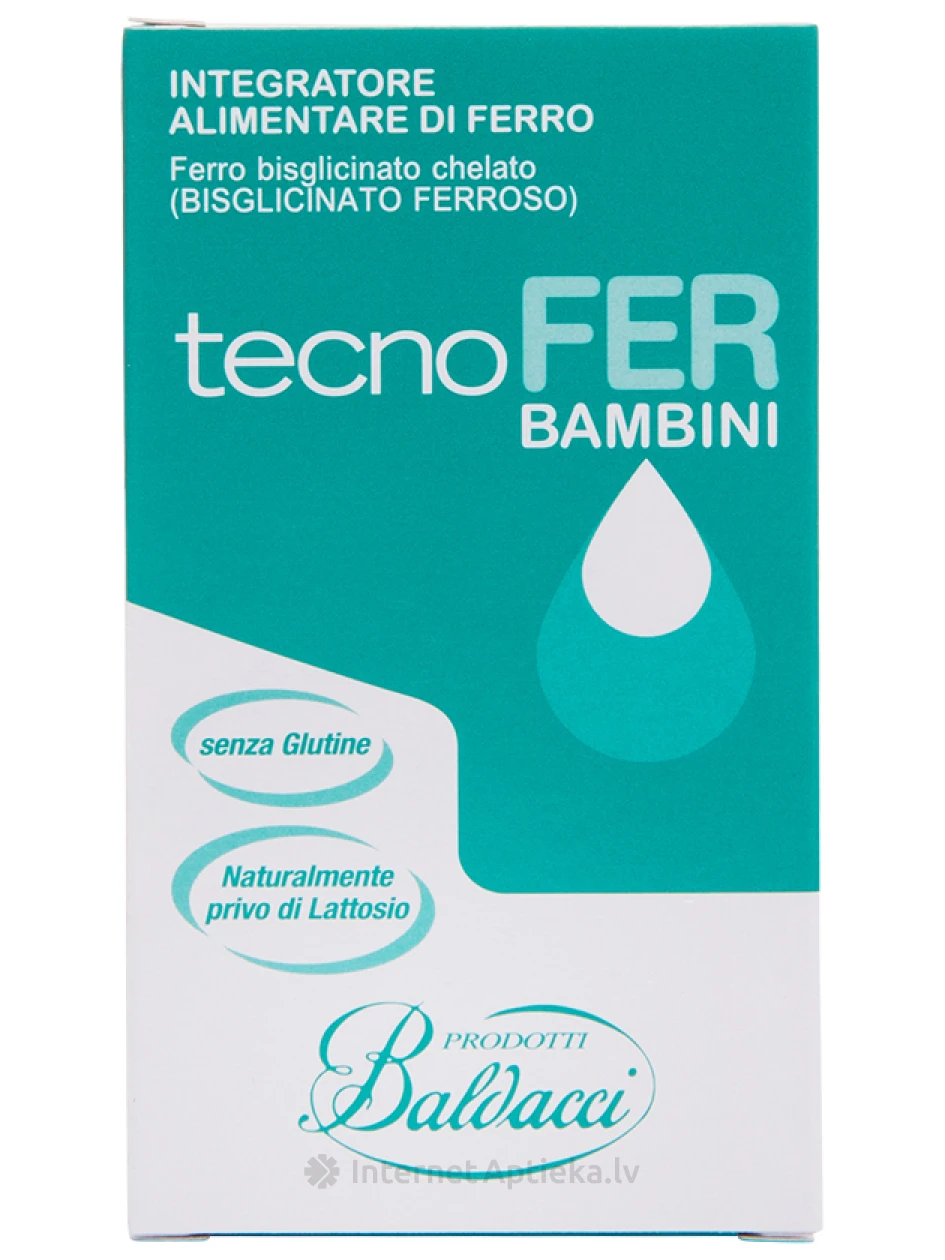 TecnoFer Bambini pilieni bērniem, 30 ml | internetaptieka.lv