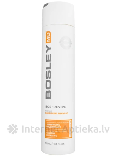 BOSLEY Revive питательный шампунь для окрашенных волос, против выпадения волос, 300 мл | internetaptieka.lv
