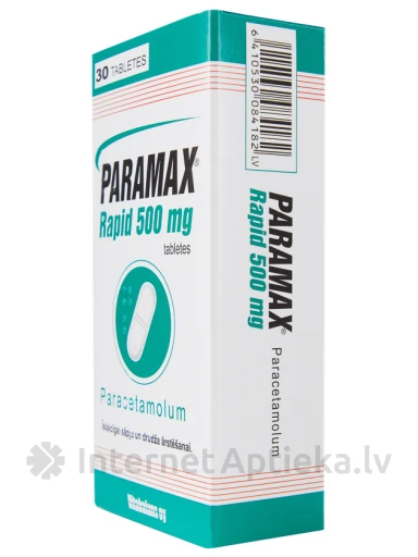 Paramax Rapid 500 mg, 30 tabletes | internetaptieka.lv