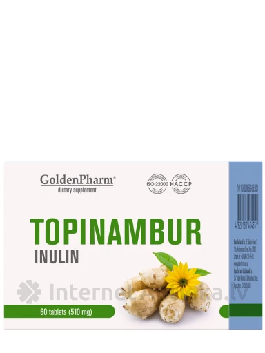 Topinambur tabletes, 60 gb. | internetaptieka.lv