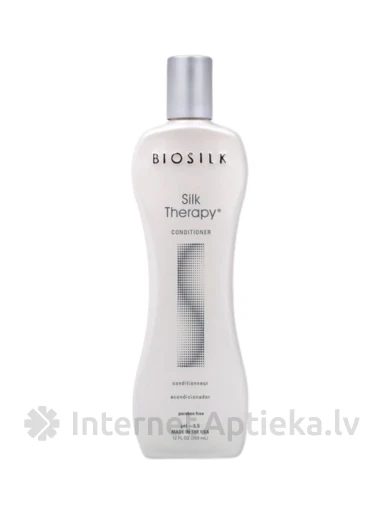 BIOSILK Silk Therapy Conditioner Zīda terapijas kondicionieris, 355 ml | internetaptieka.lv