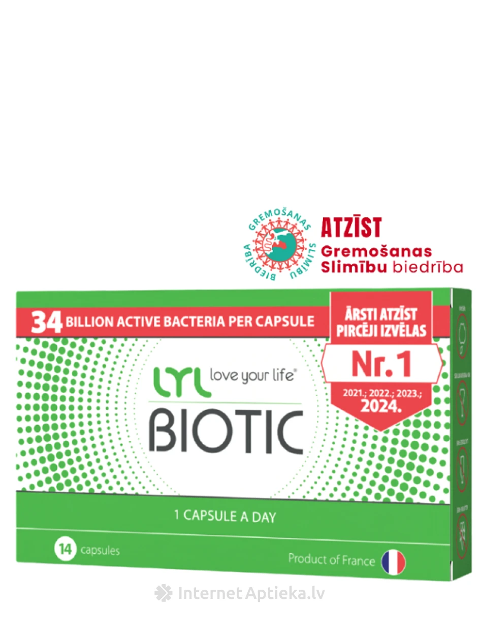LYL BIOTIC, 14 kapslit | internetaptieka.lv
