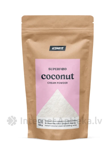 ICONFIT Kokosriekstu krēma pulveris, 150 g | internetaptieka.lv